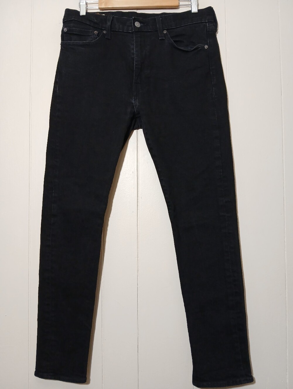 Levi's Men 510 Jeans Skinny Fit Black Premium Denim Stretch Office Casual Travel